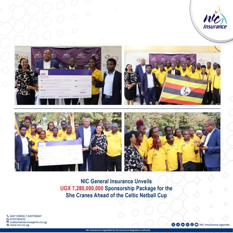 NIC General Insurance Unveils USD 2 million (UGX 7.28 billion) Sponsorship Package for the She Cranes Ahead of the Celtic Netball Cup